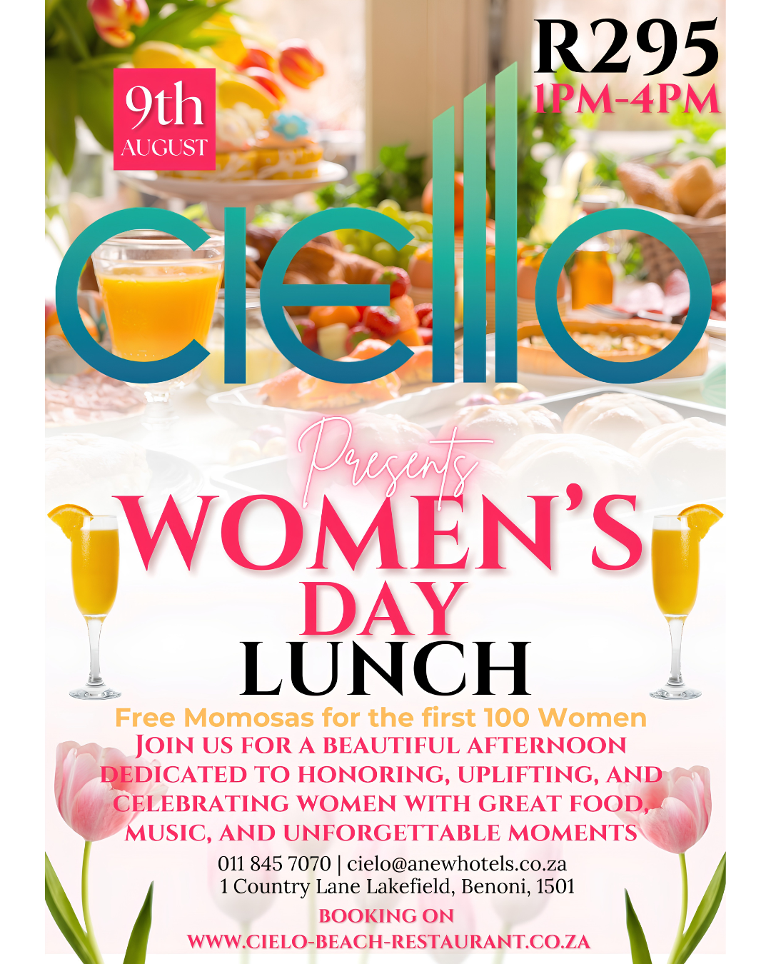 Women's Day Lunch at Cielo event poster